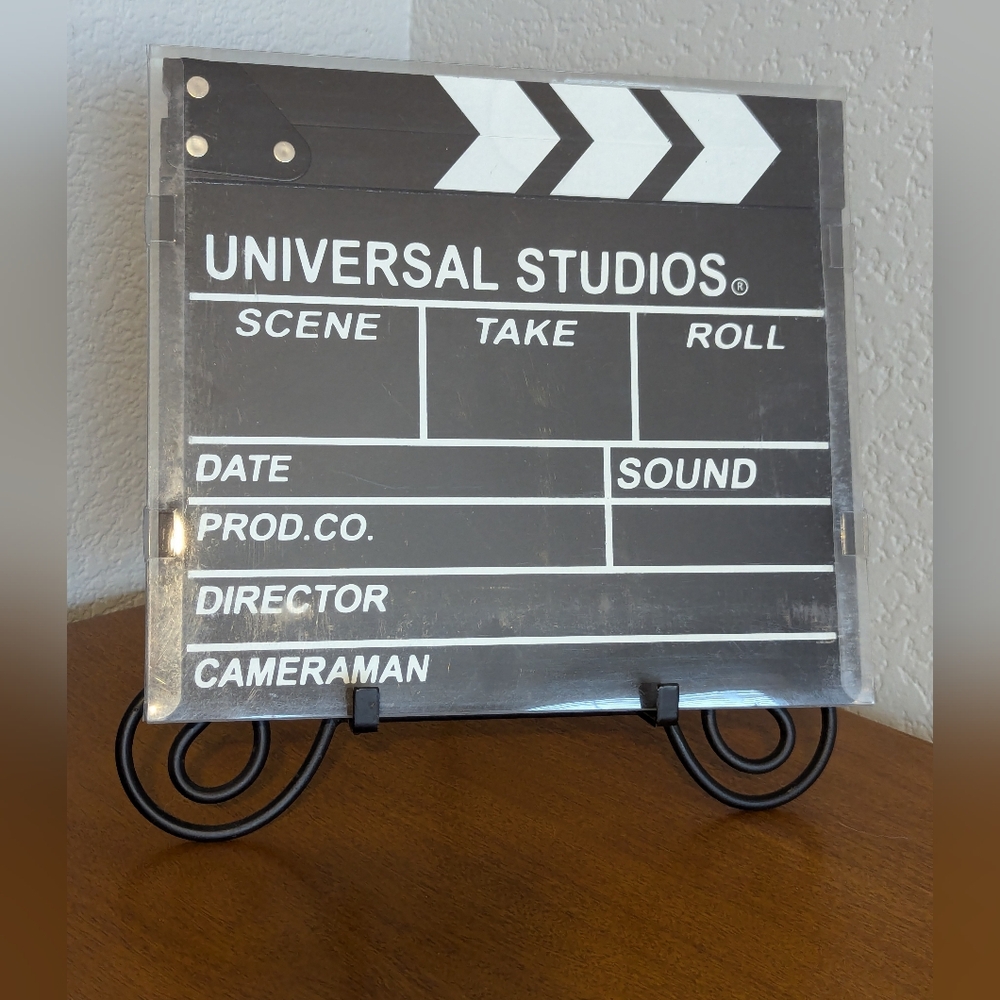 Universal Movie Studios Director’s Clap Clapboard Movie Night Clapper